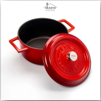 Lava Yuvarlak Trendy 20 Cm Tencere Kirmizi