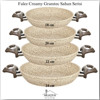 Falez Creamy Granitec 22 Cm Sahan Cre3014
