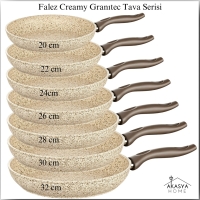 Falez Creamy Granitec 32 Cm Tava Cre3035