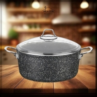 Falez Black Line 28 Cm Derin Granit Tencere Bln3032