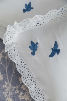 Çift Kişilik Albatros İndigo Timeless Yatak Örtüsü Nevresim Prime Set