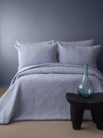 Çift Kişilik Bourbon İndigo Yatak Örtüsü Seti