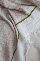 Çift Kişilik Cali Olive Pamuk Yatak Örtüsü Nevresim Seti