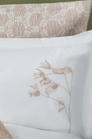 Çift Kişilik Crown Bej Timeless Yatak Örtüsü Nevresim Prime Set