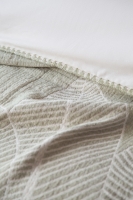 Çift Kişilik June Adaçayı Müslin Yatak Örtülü Nevresimli Pike Takımı