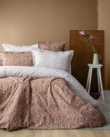 Çift Kişilik Leros Terracota Nevresim Takımı