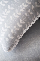 Çift Kişilik Nancy Mavi Krep Nevresim Takımı