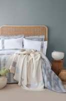 Çift Kişilik Piazza İndigo Timeless Yatak Örtüsü Nevresim Prime Set