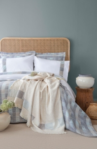 Çift Kişilik Piazza İndigo Timeless Yatak Örtüsü Nevresim Prime Set