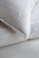 Çift Kişilik Runa Bej Saten Nevresim Takımı