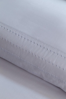 Çift Kişilik Runa Gri Saten Nevresim Takımı