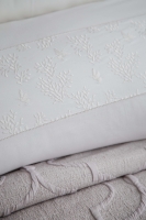 Çift Kişilik Serene Gri Timeless Yatak Örtüsü Nevresim Prime Set