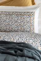 Çift Kişilik Stampino Petrol Trikolu Battaniyeli Nevresim Seti