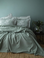 Çift Kişilik Tanya Adaçayı Nevresimli Bambu Pike Takımı