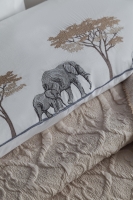 Çift Kişilik Aleph Linen Timeless Yatak Örtüsü Nevresim Prime Set