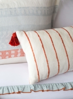 Çift Kişilik Zest Mavi Pamuk Yatak Örtüsü Nevresim Seti