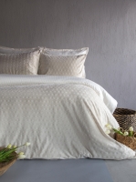 King Size Times Ekru Unique Touch Nevresim Takımı