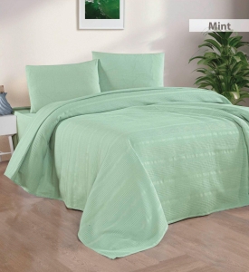 Kobyen Çift Kişilik 200x230 CM Pamuklu Mint Pike
