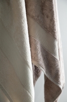 Lotus 90x150 CM Ekru/Vizon Havlu Aile Seti