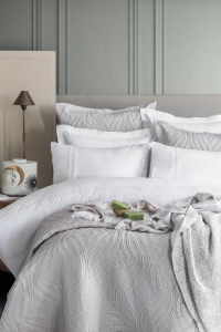 Tek Kişilik Belmont Gray Timeless Yatak Örtüsü Prime Set
