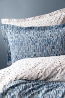 Tek Kişilik Leros İndigo Nevresim Takımı