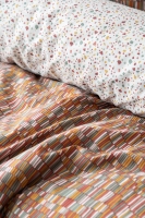 Tek Kişilik Leros Terracota Nevresim Takımı