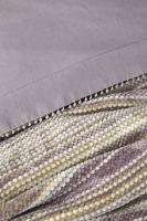 Tek Kişilik Lizbon Lila Yatak Örtülü Nevresimli Set