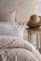 Tek Kişilik Mila Terracota Nevresim Takımı